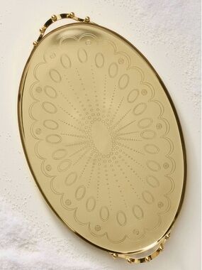 Anthropologie New York City Ballet Gilded Bar Tray